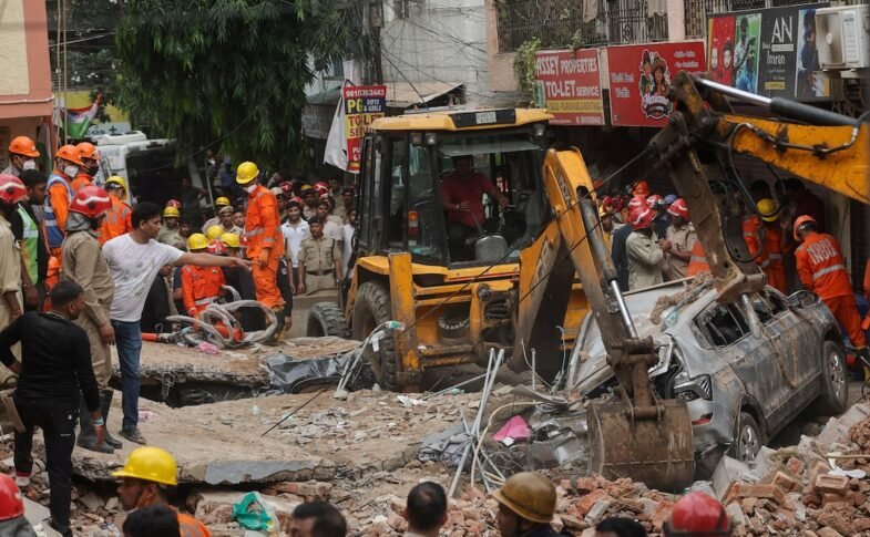 Delhi Building Collapse